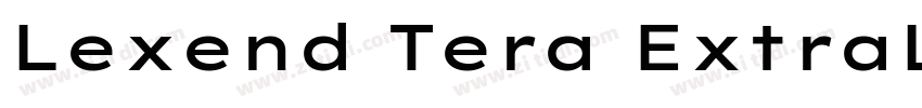 Lexend Tera ExtraLig字体转换 Lexend Tera ExtraLig字体转换